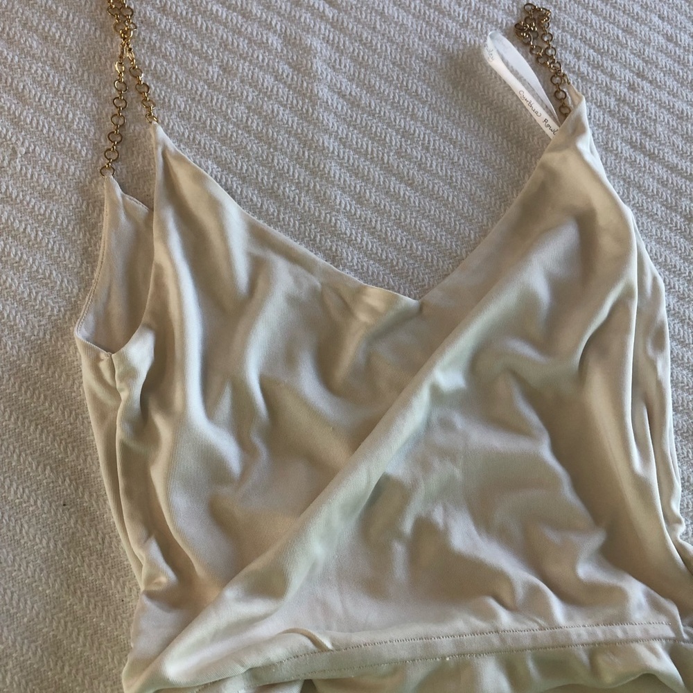 Vintage Cynthia Rowley 100% Silk Dress Ivory